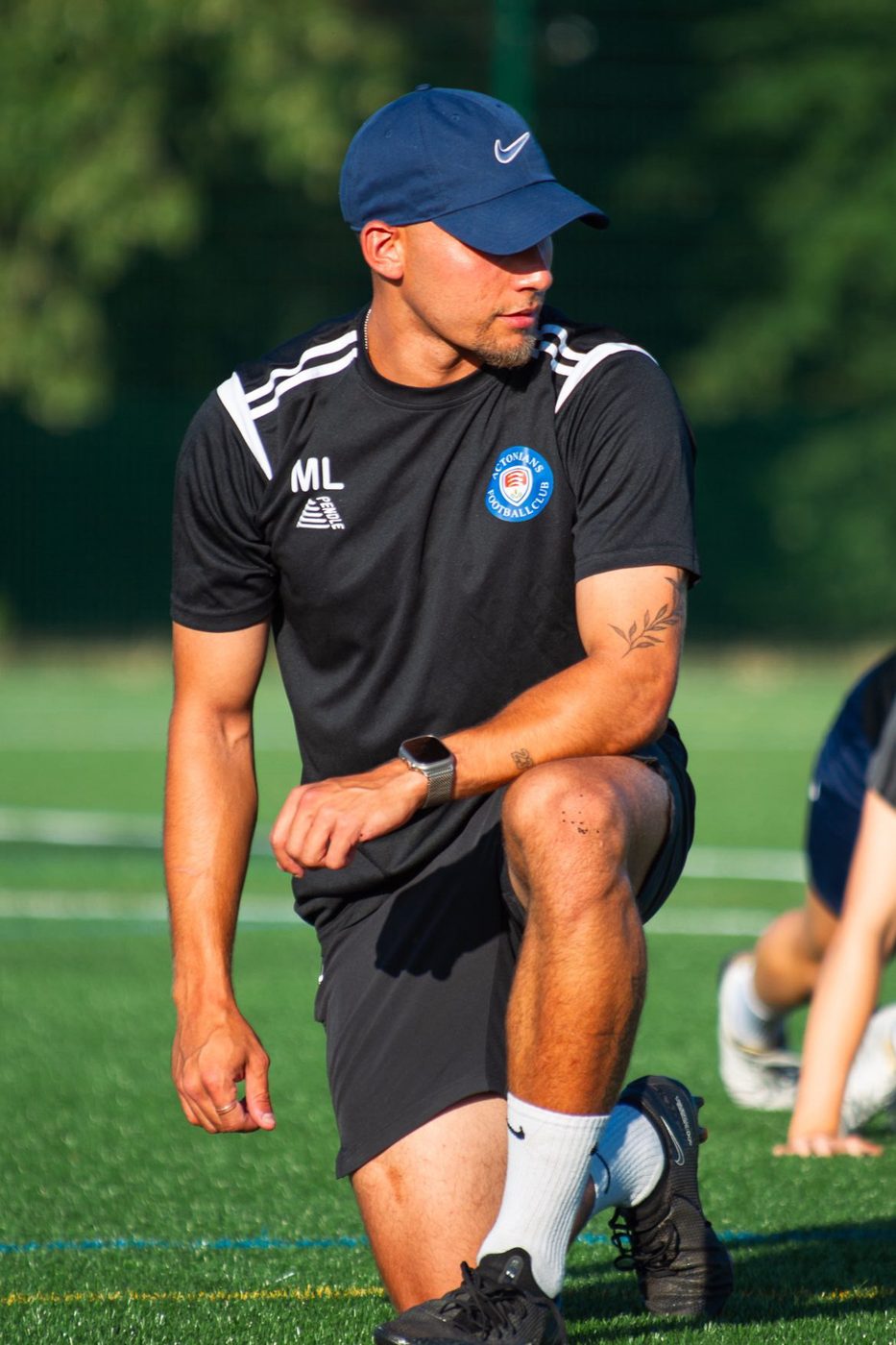 Maor Lilov on the training pitch